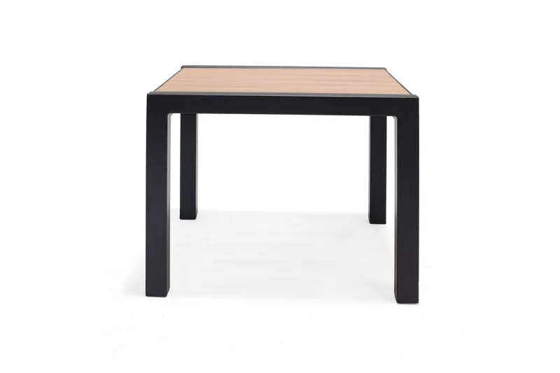 Panama Sidobord och Avlastningsbord Utomhus 50 cm Aluminium - Svart/Brun - Utemöbler - Trädgårdsbord & Utebord - Sidobord utomhus