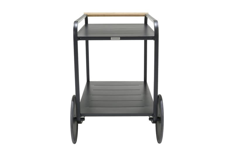 Portals RullUtebord och Serveringsvagn Utomhus 92 cm - Svart - Utemöbler - Trädgårdsbord & Utebord - Sidobord utomhus