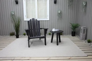 Rolston Sidobord och BlomUtebord Utomhus 50 cm Trä - Blå - Utemöbler - Trädgårdsbord & Utebord - Sidobord utomhus