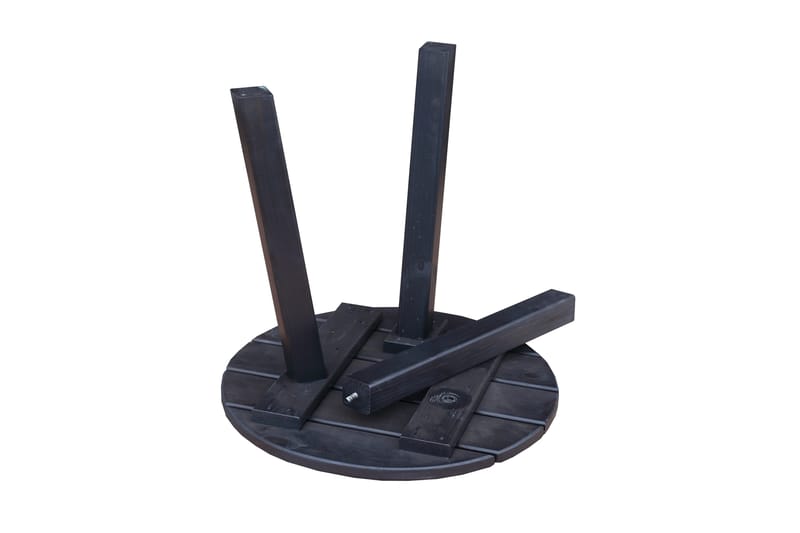 Rolston Sidobord och BlomUtebord Utomhus 50 cm Trä - Blå - Utemöbler - Trädgårdsbord & Utebord - Sidobord utomhus