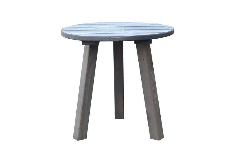 Rolston Sidobord och BlomUtebord Utomhus 50 cm Trä - Grå - Utemöbler - Trädgårdsbord & Utebord - Sidobord utomhus