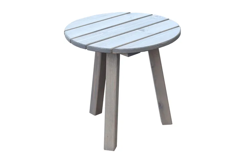 Rolston Sidobord och BlomUtebord Utomhus 50 cm Trä, Grå