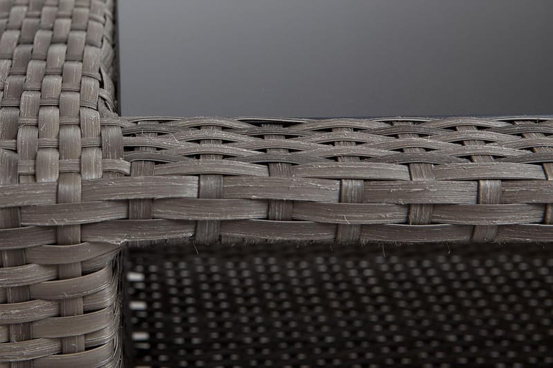 WISCONSIN Bord 110 cm Konstrotting/Grå/Brun - Hillerstorp - Utemöbler - Trädgårdsbord & Utebord - Sidobord utomhus