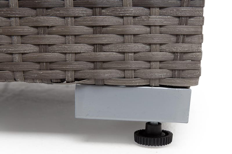 WISCONSIN Divan/Bord Konstrotting/Grå/Brun - Hillerstorp - Utemöbler - Trädgårdsbord & Utebord - Sidobord utomhus