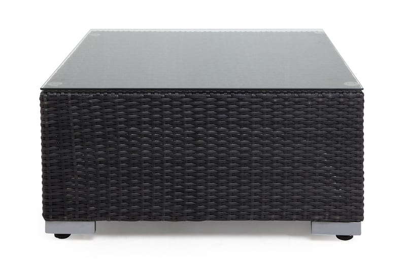 WISCONSIN Divan/Bord Konstrotting/Svart - Hillerstorp - Utemöbler - Trädgårdsbord & Utebord - Sidobord utomhus