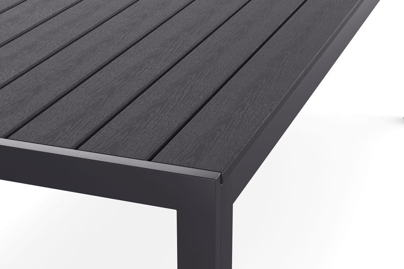 Siri Matbord Utomhus 90x205 cm - Svart - Utemöbler - Trädgårdsbord & Utebord - Matbord ute