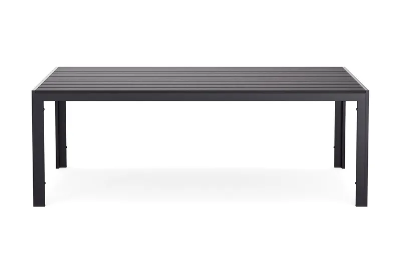 Siri Matbord Utomhus 90x205 cm - Svart - Utemöbler - Trädgårdsbord & Utebord - Matbord ute