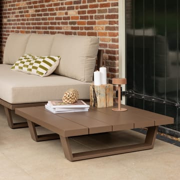 Soffbord Bear 87 cm Utomhus - Brun - Utemöbler - Trädgårdsbord & Utebord - Soffbord utomhus & loungebord