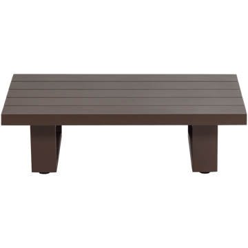 Soffbord Bear 87 cm Utomhus - Brun - Utemöbler - Trädgårdsbord & Utebord - Soffbord utomhus & loungebord