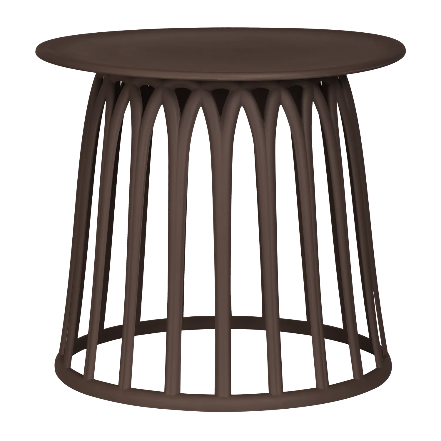 Soffbord Boy 50 cm Rund Utomhus - Lila/Brun