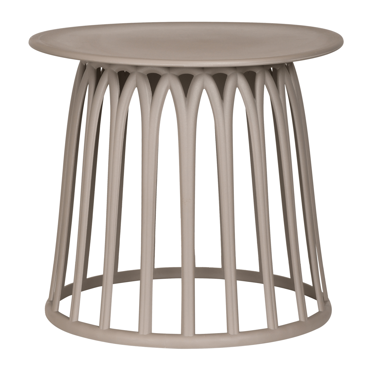 soffbord boy 50 cm rund utomhus - taupe