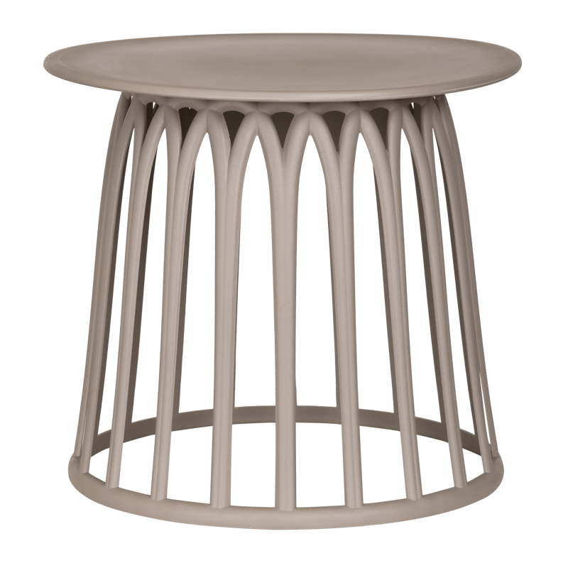 Soffbord Boy 50 cm Rund Utomhus, Taupe