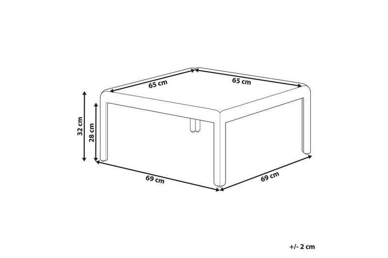 Soffbord Ferretti - Utemöbler - Trädgårdsbord & Utebord - Soffbord utomhus & loungebord
