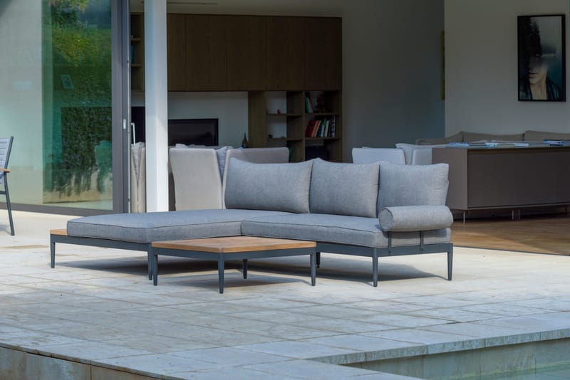 Soffbord för utomhusbruk TOPAZ soffbord 73 cm - magnesiumgrått - Utemöbler - Trädgårdsbord & Utebord - Soffbord utomhus & loungebord