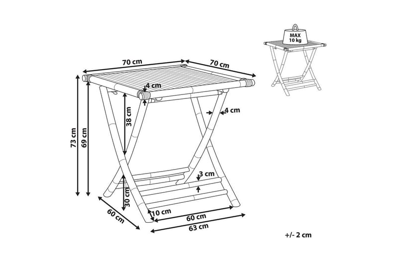 Soffbord Molise - Utemöbler - Trädgårdsbord & Utebord - Soffbord utomhus & loungebord