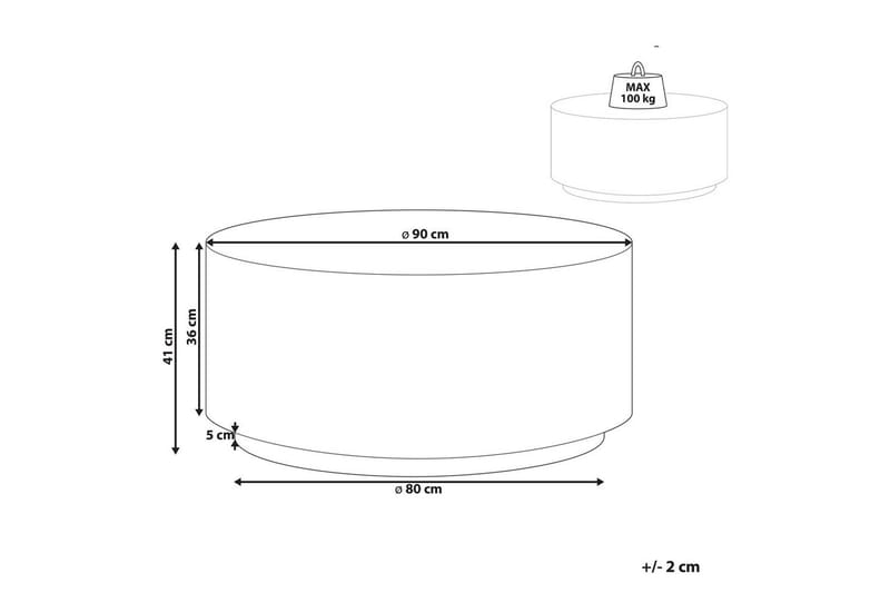 Soffbord Trezzo - Utemöbler - Trädgårdsbord & Utebord - Soffbord utomhus & loungebord