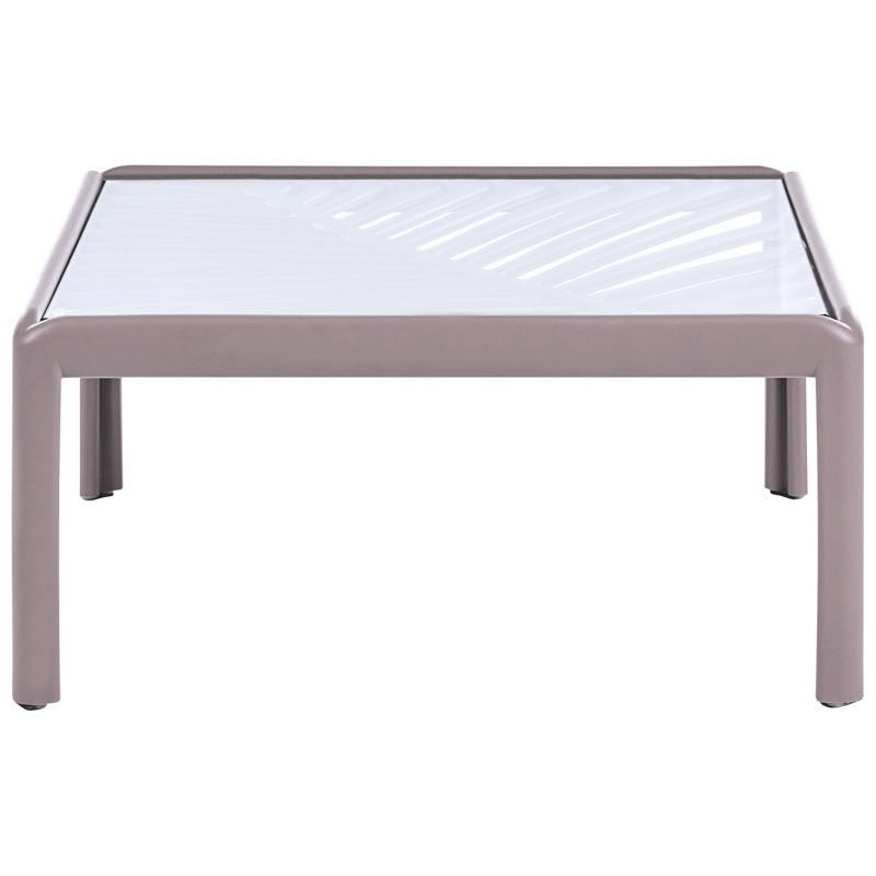 Soffbord utomhus Ferretti 69 cm - Grå/Beige - Utemöbler - Trädgårdsbord & Utebord - Soffbord utomhus & loungebord