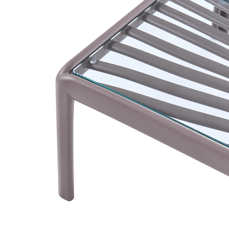 Soffbord utomhus Ferretti 69 cm - Grå/Beige - Utemöbler - Trädgårdsbord & Utebord - Soffbord utomhus & loungebord