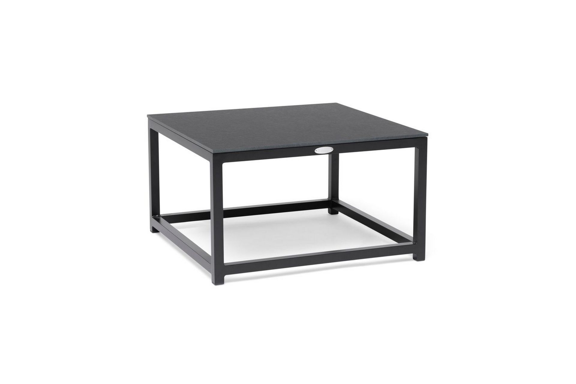 soffbord utomhus hillerstorp jet set 70 x 70 cm svart - svart