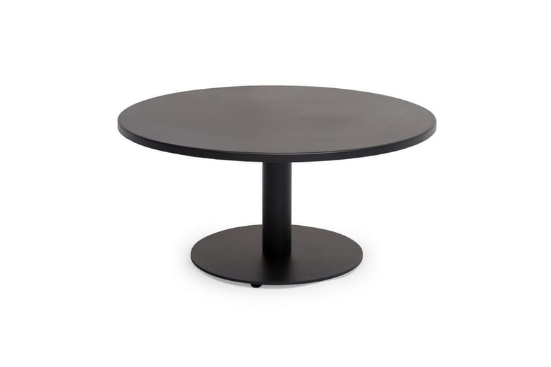 Soffbord Utomhus Hillerstorp Näsby Ø80 cm Svart, Svart