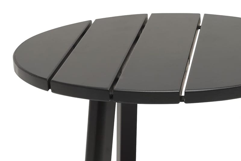 Hillerstorp Tennessee Runt Sidobord Utomhus 50 cm Trä Furu - Svart - Utemöbler - Trädgårdsbord & Utebord - Soffbord utomhus & loungebord