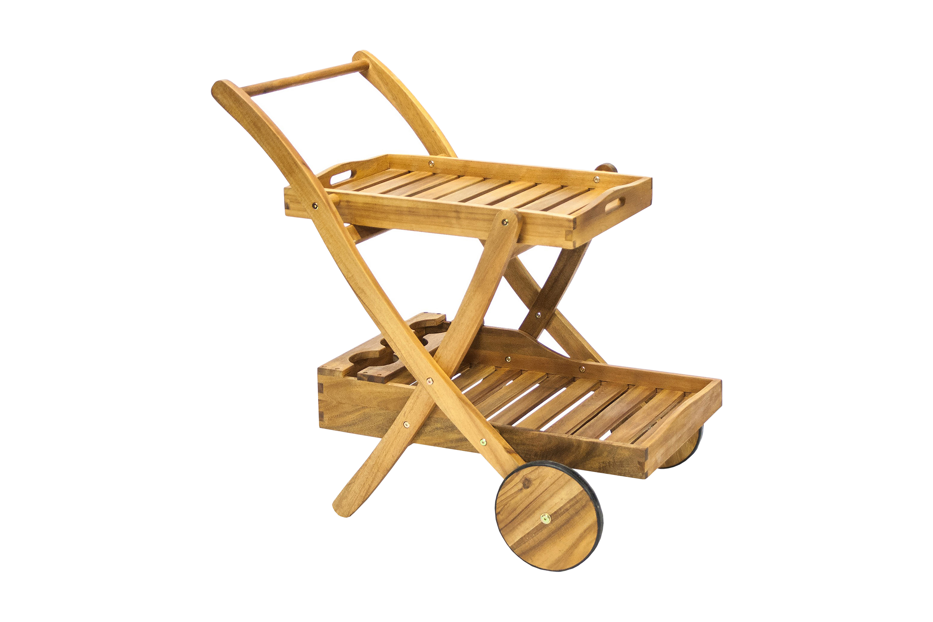 serveringsvagn finlay 84x57xh84 cm trä: akacia -