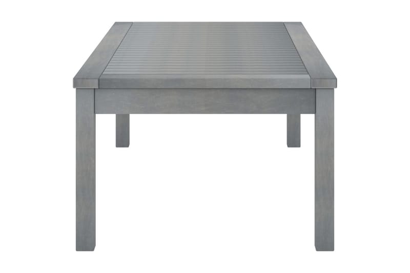 Soffbord 100x50x33 cm grått massivt akaciaträ - Grå - Soffbord utomhus & loungebord - Sidobord utomhus - Loungemöbler