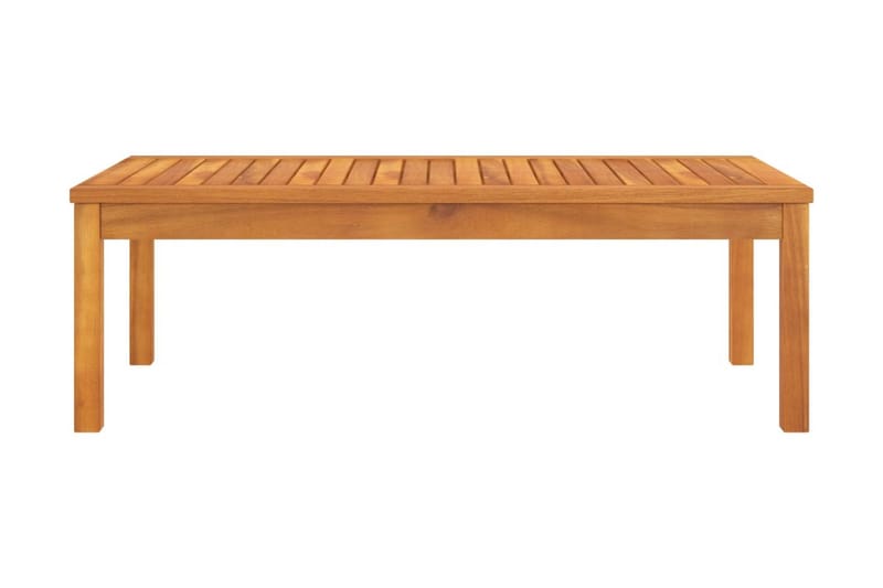 Soffbord 100x50x33 cm massivt akaciaträ - Brun - Utemöbler - Trädgårdsbord & Utebord - Soffbord utomhus & loungebord