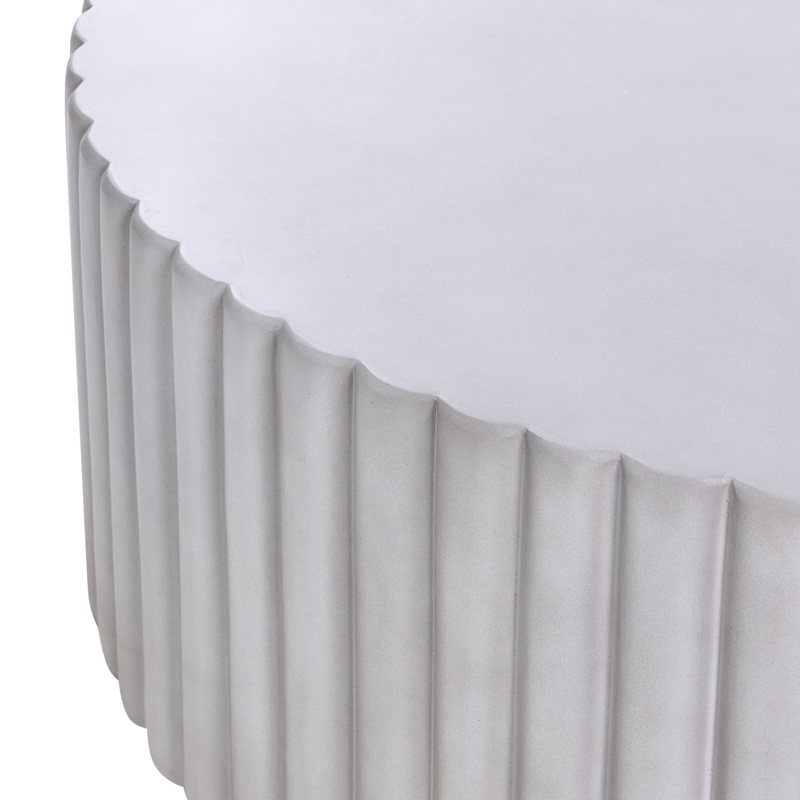 Soffbord utomhus Pozza 117 cm - Grå - Utemöbler - Trädgårdsbord & Utebord - Soffbord utomhus & loungebord