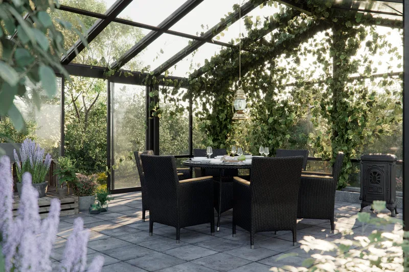 Thor Bord Rund 140 cm - Svart - Utemöbler - Trädgårdsbord & Utebord - Matbord ute