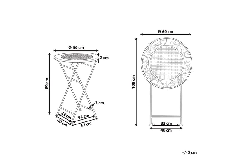 Trädgårdsbarbord Bivio - Utemöbler - Trädgårdsbord & Utebord - Barbord utomhus