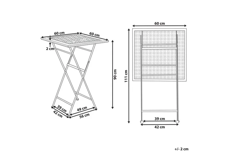 Trädgårdsbarbord  Bormio - Utemöbler - Trädgårdsbord & Utebord - Barbord utomhus
