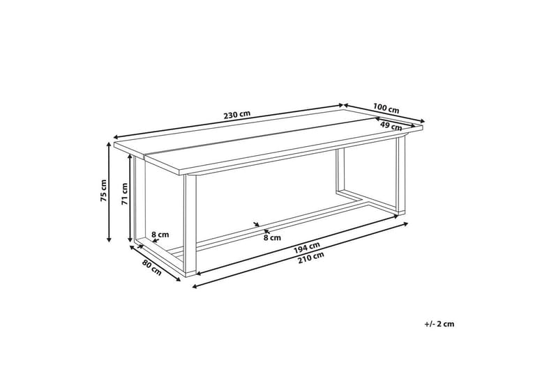 Trädgårdsbord Azzanello - Utemöbler - Trädgårdsbord & Utebord - Matbord ute