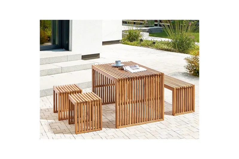 Trädgårdsbord Bellano 120x70x70 cm - 120x70x70 cm - Utemöbler - Trädgårdsbord & Utebord - Matbord ute