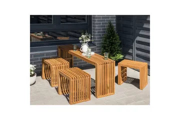 Trädgårdsbord Bellano 150x35x60 cm - 150x35x60 cm - Utemöbler - Trädgårdsbord & Utebord - Matbord ute