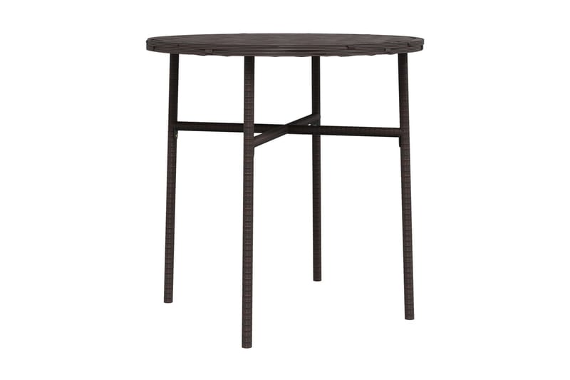 Trädgårdsbord brun 45 cm konstrotting - Brun - Utemöbler - Trädgårdsbord & Utebord - Matbord ute