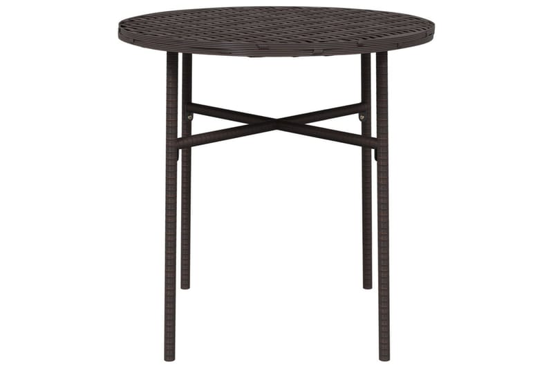 Trädgårdsbord brun 45 cm konstrotting - Brun - Utemöbler - Trädgårdsbord & Utebord - Matbord ute