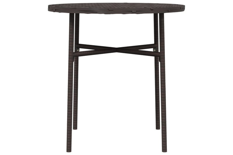 Trädgårdsbord brun 45 cm konstrotting - Brun - Utemöbler - Trädgårdsbord & Utebord - Matbord ute
