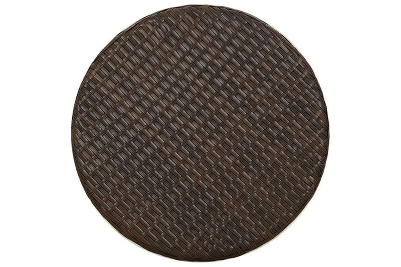 Trädgårdsbord brun 45 cm konstrotting - Brun - Utemöbler - Trädgårdsbord & Utebord - Matbord ute