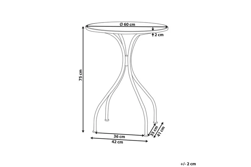 Trädgårdsbord Cozzana - Utemöbler - Trädgårdsbord & Utebord - Cafebord