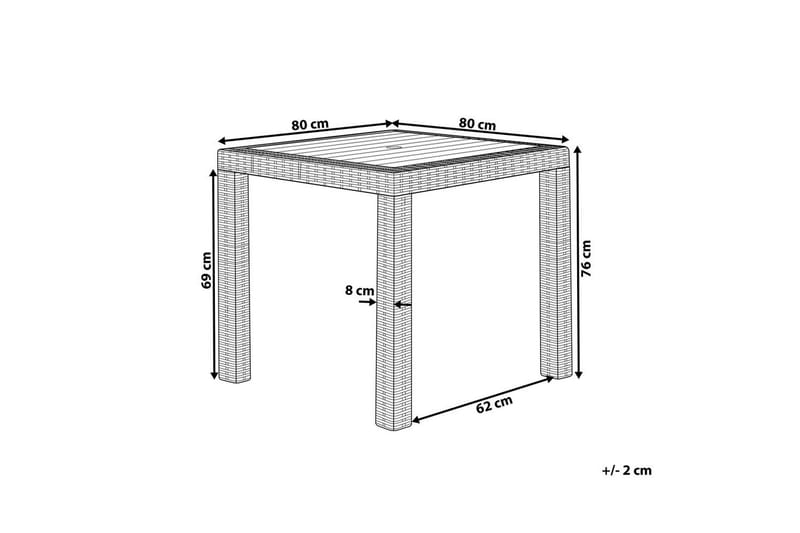 Trädgårdsbord Fossano - Utemöbler - Trädgårdsbord & Utebord - Matbord ute
