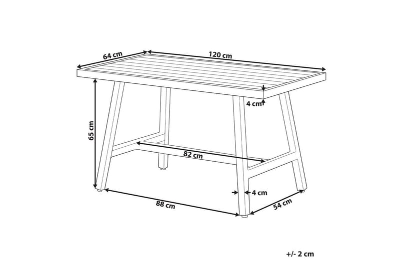 Trädgårdsbord Fratte - Utemöbler - Trädgårdsbord & Utebord - Matbord ute