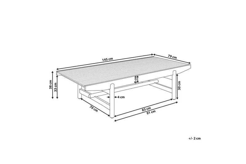 Trädgårdsbord Giaveno - Utemöbler - Trädgårdsbord & Utebord - Soffbord utomhus & loungebord