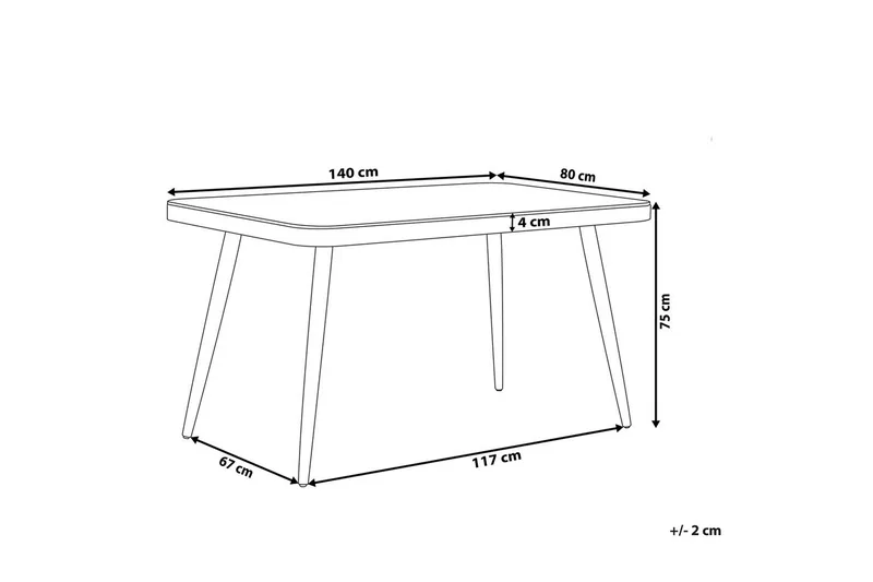 Trädgårdsbord Lipari - Utemöbler - Trädgårdsbord & Utebord - Matbord ute