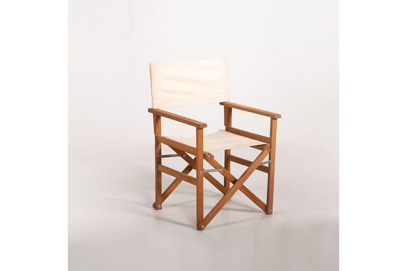 Trädgårdsbord & stolar (3 delar) Rathore Kräm - Cremevit - Utemöbler - Balkong - Balkongmöbler - Balkonggrupper