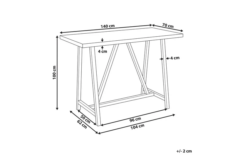 Trädgårdsbord Talamone - Utemöbler - Trädgårdsbord & Utebord - Matbord ute