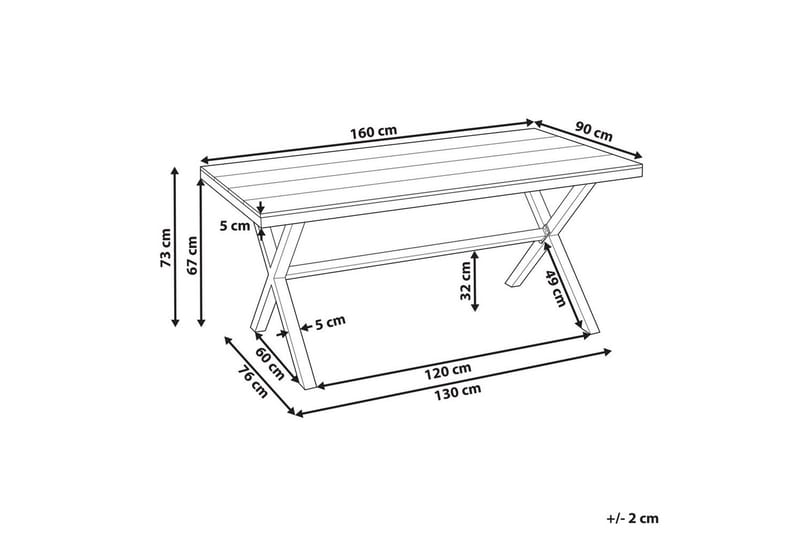 Trädgårdsbord Tiano - Utemöbler - Trädgårdsbord & Utebord - Matbord ute
