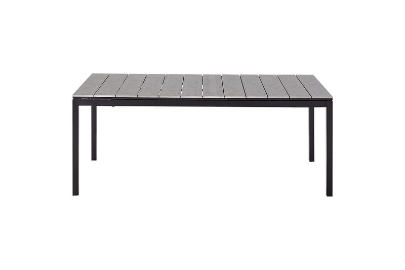 Trädgårdsbord Tofane Grå/svart - Grå/svart - Utemöbler - Trädgårdsbord & Utebord - Matbord ute