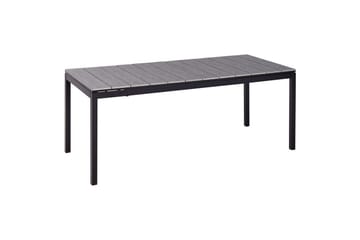 Trädgårdsbord Tofane Grå/svart - Grå/svart - Utemöbler - Trädgårdsbord & Utebord - Matbord ute
