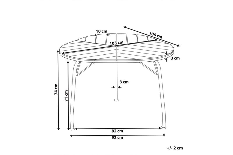 Trädgårdsbord Varenna - Utemöbler - Trädgårdsbord & Utebord - Matbord ute